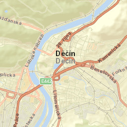 Děčín Street Map