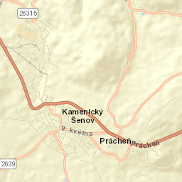 Kamenický Šenov Street Map