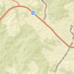 Cvikov Street Map