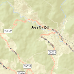 Josefův Důl Street Map