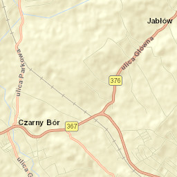 Czarny Bór Street Map