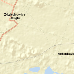 Zdziechowice Drugie Street Map