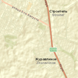 Stroitel’ Street Map