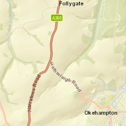 Okehampton Street Map