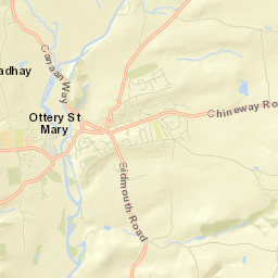 Canaan Way, Ottery Saint Mary, Devon Street Map