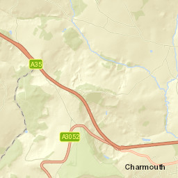 Charmouth Street Map