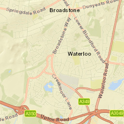 Broadstone Street Map