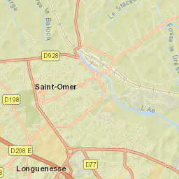 Saint-Omer Street Map