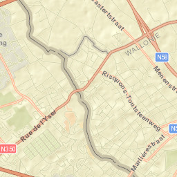Mouscron Street Map