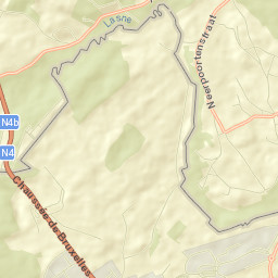 Province du Brabant Wallon Street Map