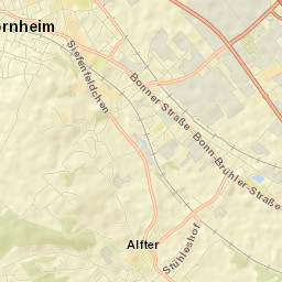 Bornheim Street Map