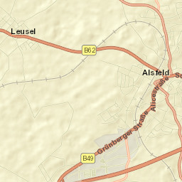 Alsfeld Street Map