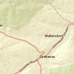 Grebenau Street Map