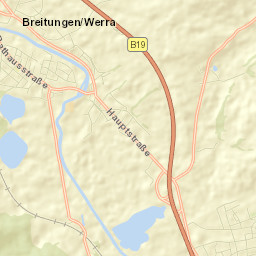 Breitungen Street Map