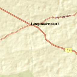Langenbernsdorf Street Map