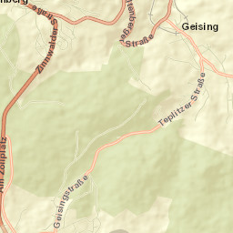 Geising Street Map