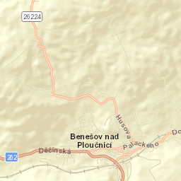 Benešov nad Ploučnicí Street Map
