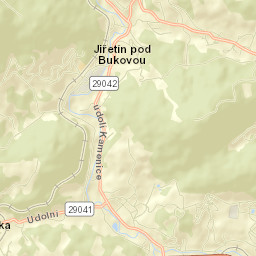 Okres Jablonec nad Nisou Street Map