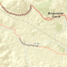 Powiat wałbrzyski Street Map