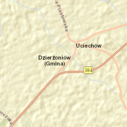 Uciechów Street Map