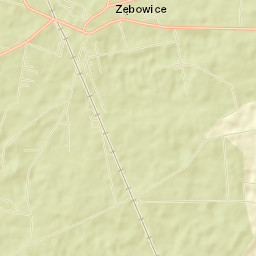 Zębowice Street Map