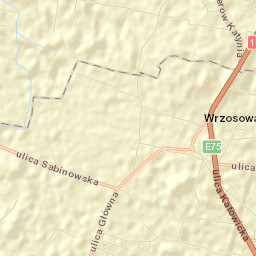 Huta Stara B Street Map