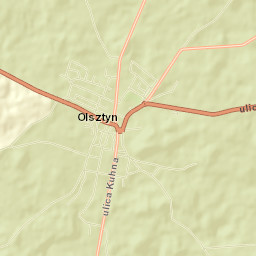 Olsztyn Street Map