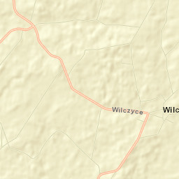 Wilczyce Street Map