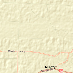 Miączyn Street Map