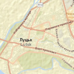 Lutsk Street Map
