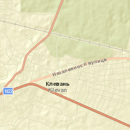 Klevan Street Map