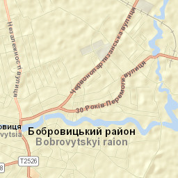 Bobrovytsya Street Map