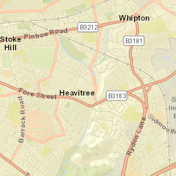 Pilton Lane, Exeter, Devon EX1 3RA, UK Street Map