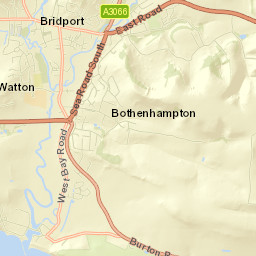 37 Forty Foot Way, Bridport, Dorset DT6 Street Map