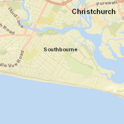 Christchurch Street Map