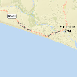 Milford on Sea Street Map