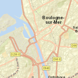 Boulogne-sur-Mer Street Map