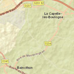 La Capelle-lès-Boulogne Street Map