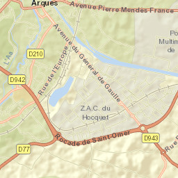 Blendecques Street Map