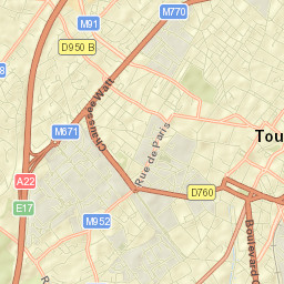 Tourcoing Street Map