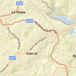 La Hulpe Street Map