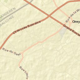 Oreye Street Map