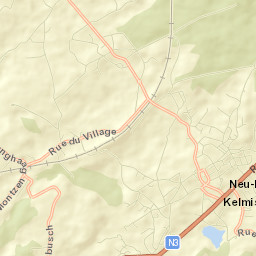 La Calamine Street Map