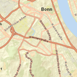 Bonn Street Map