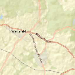 Weitefeld Street Map