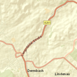 Dermbach Street Map