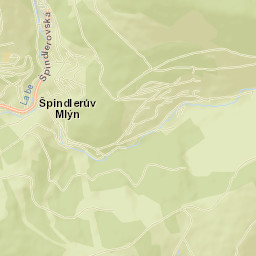 Špindlerův Mlýn Street Map