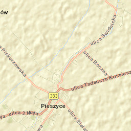 Pieszyce Street Map