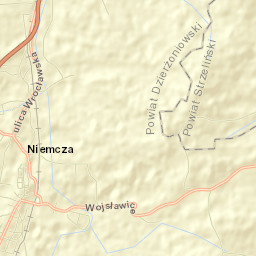 Niemcza Street Map