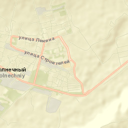 Solnechnyy Street Map